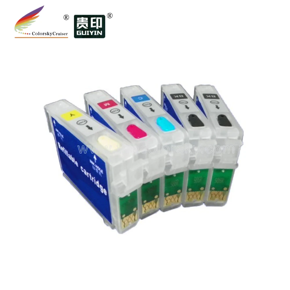 

(RCE731H-734) refillable refill ink cartridge for Epson T0731H T0731 T0732 T0733 T0734 CX3900 CX4900 CX5900 kkcmy free shipping