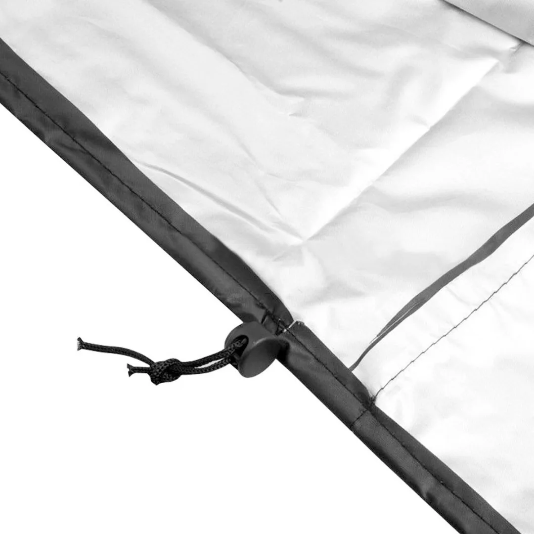 4 FT Practial Garden Firewood Cover Log Rack Oxford PU Cover Waterproof Dustproof Outdoor Wood Storage Bag Snow Protector