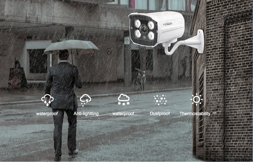 Hot AHD camera 1080P 2.0MP Sony IMX3222 Chip High power 4pcs Array 2.8 / 3.6mm waterproof clear night vision IR filter camera
