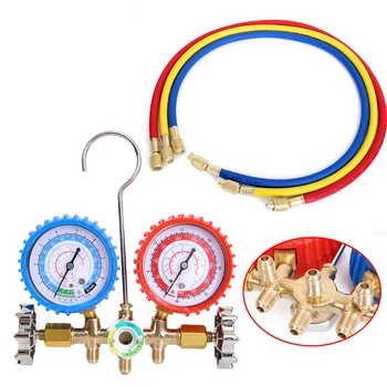 

0-10Mpa Manifold Gauge Set Air Condition Refrigeration Charging Manifold Gauge Repair Tool For R134A R12 R22 R404z