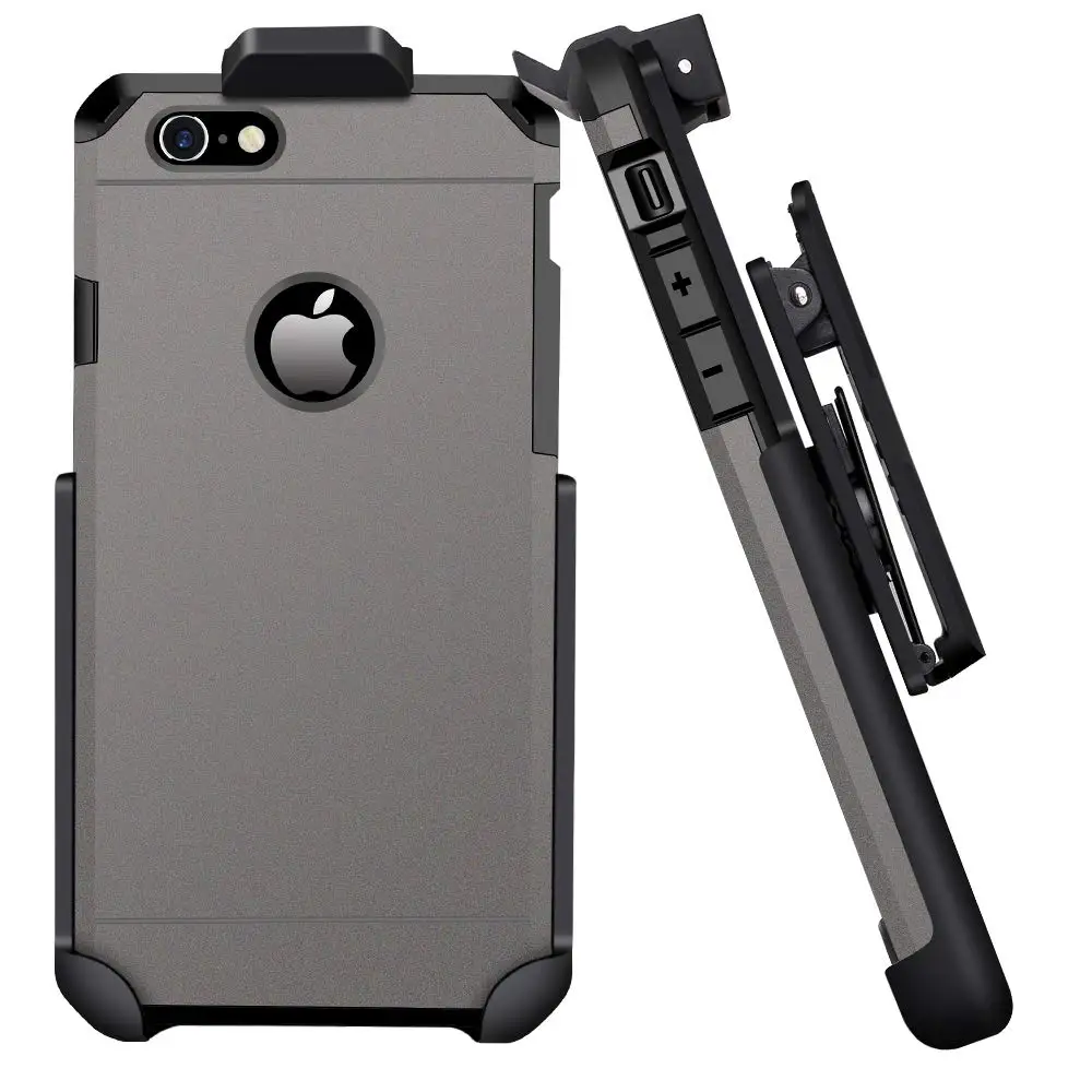 

ImpactStrong Compatible for iPhone 6/6s - Belt Clip Case Heavy Duty Dual Layer Protection Cover and Holster Belt Clip Combo