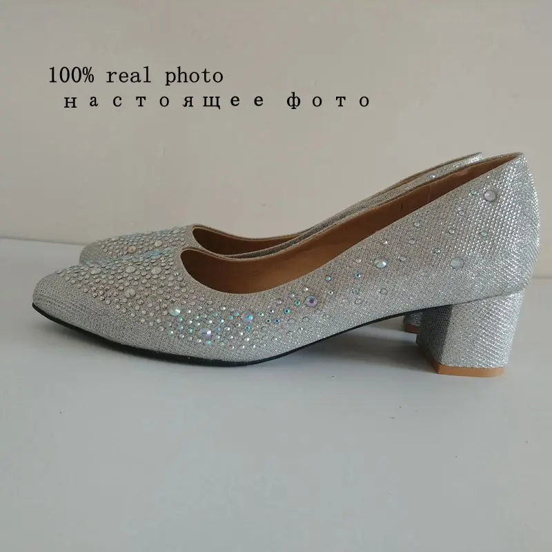 ASILETO/остроносые туфли-лодочки на высоком каблуке с блестками и кристаллами, женская обувь без шнуровки, женская обувь со стразами, большой размер 45, chaussures femme zapato C279