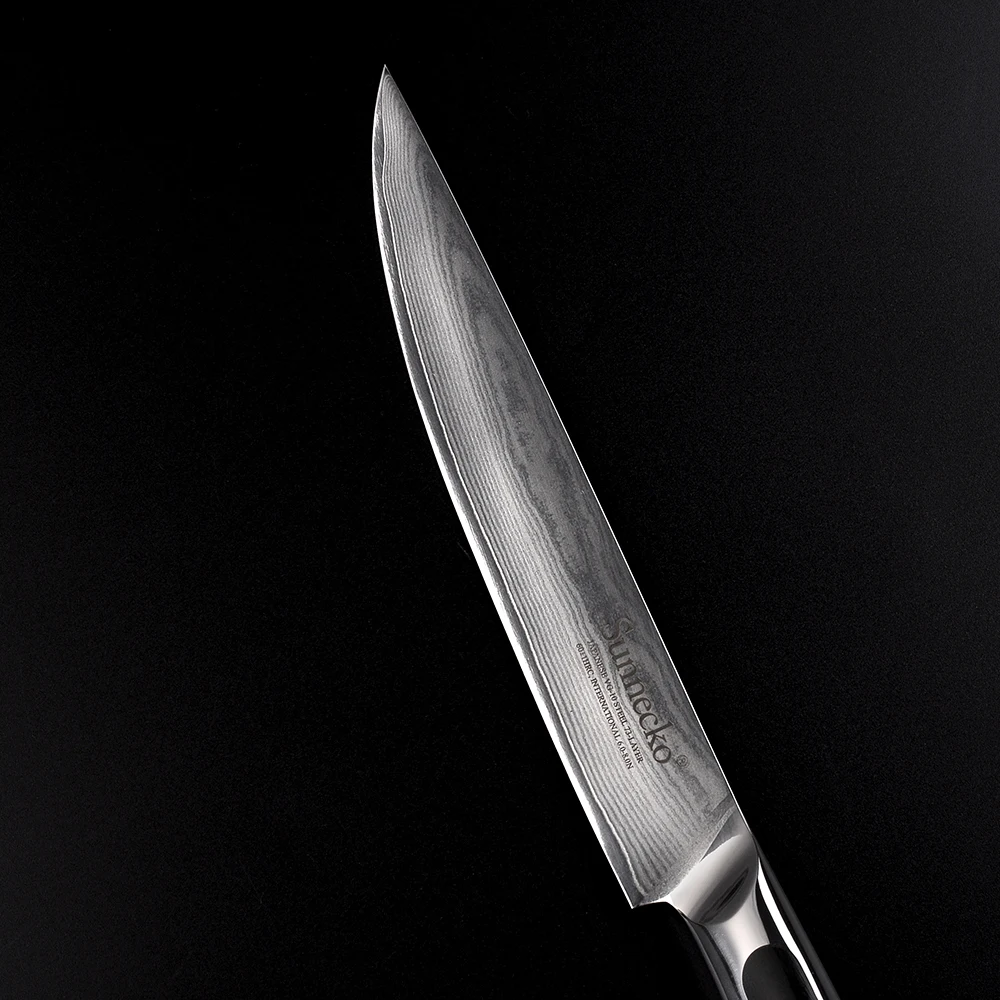 Sunnecko " Нож для нарезки дамасский кухонный японский VG10 стальная бритва острое лезвие G10 ручка нож для нарезки