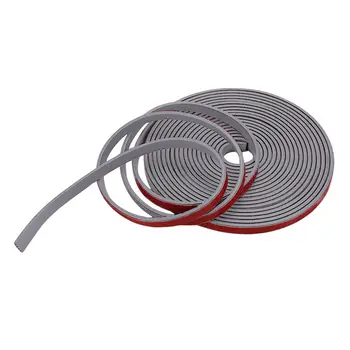 

D Type Door Sealing Strip Silicone Acrylic Self-Adhesive Tape Door Window Sound Insulating Sliding Strip 6M
