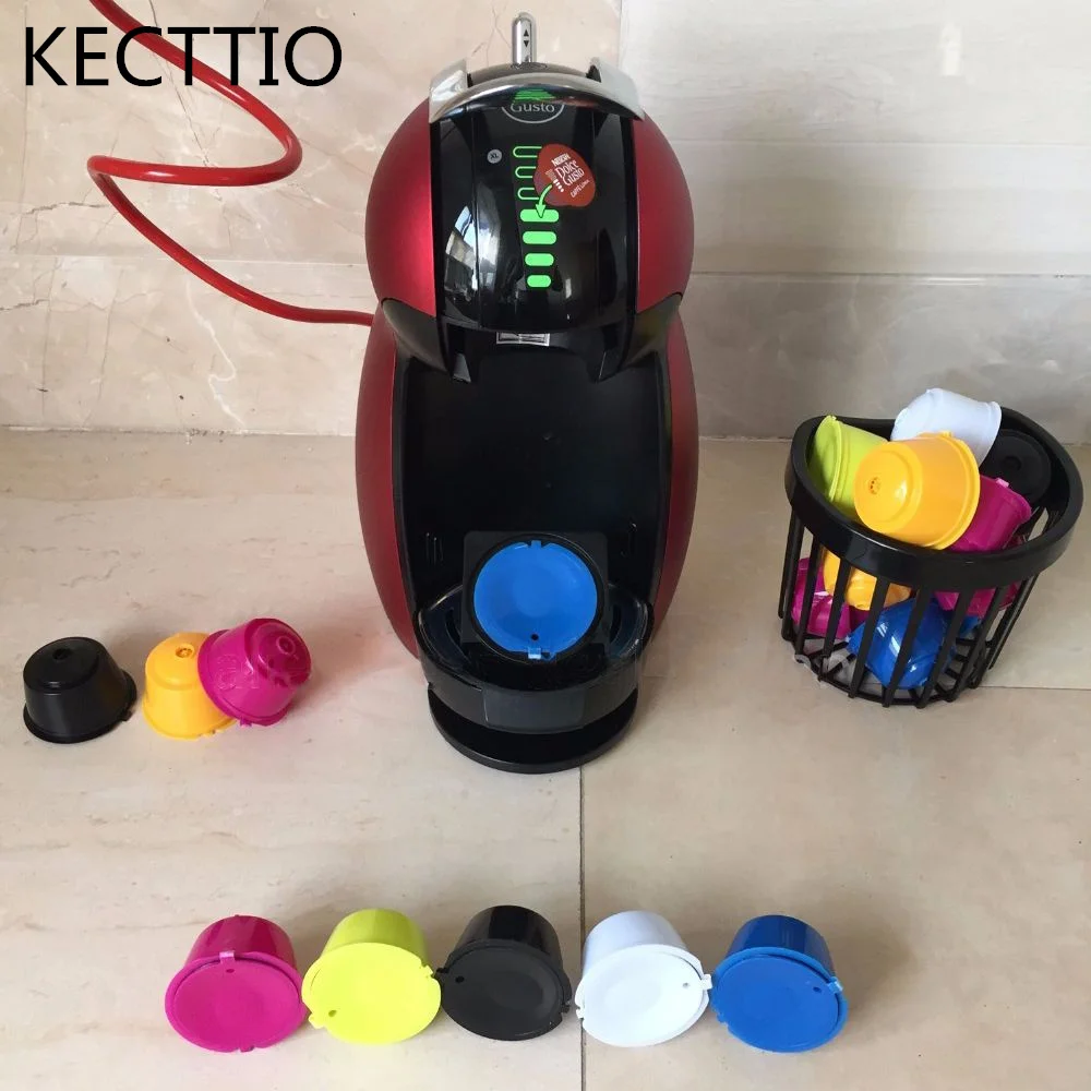 Use 50 times 8 Colors Refillable Dolce Gusto coffee Capsule nescafe