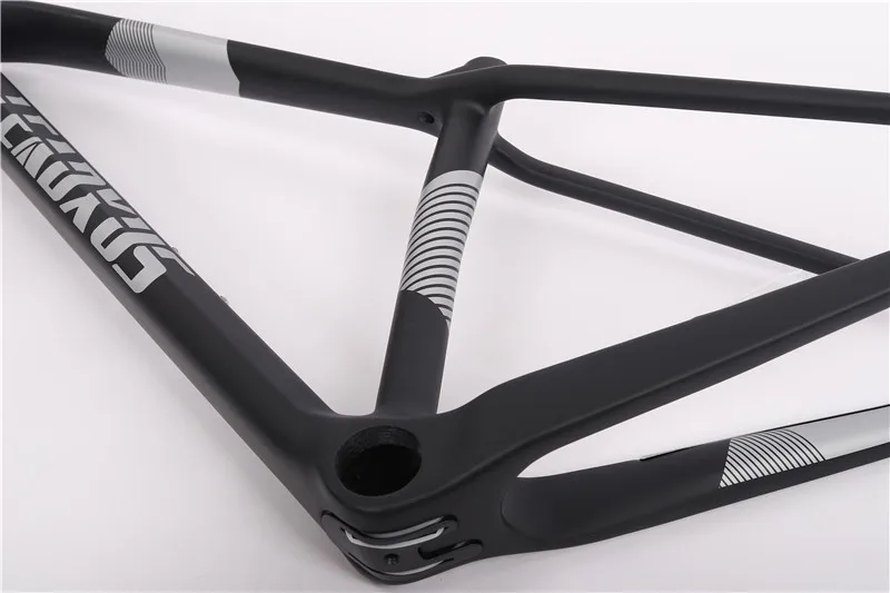 Clearance LEADXUS 29er Super Light Carbon Fiber MTB Bike Frame Quick Release/Thru Axle Exchange 29 Inch Mountain Bicycle Carbon Frame 4