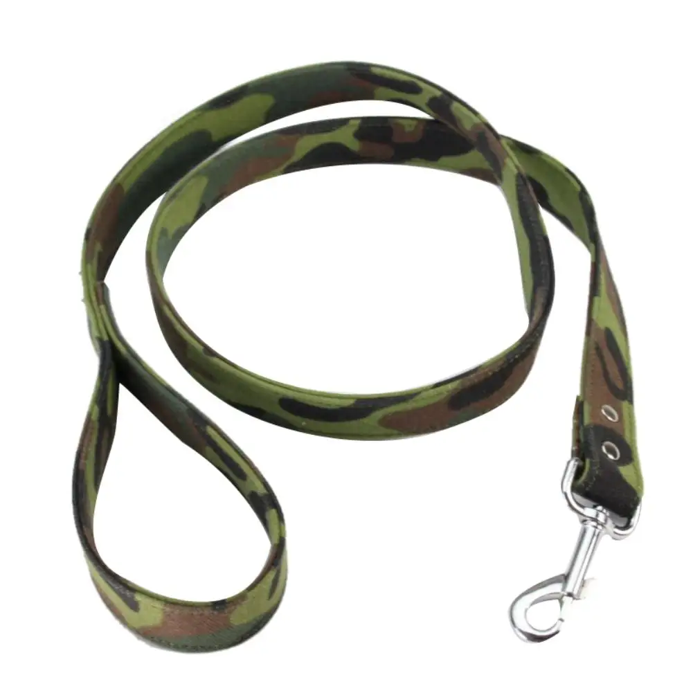 

120cm Adjustable Camouflage Printed Pet Big Dog Collars Leash Traction Rope Belt Strap Hot
