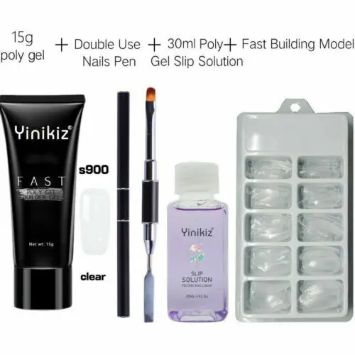 Multi-Use Top Quick Building Nail Tips Extension Camouflage Builder UV/LED Polygel US Hot Sale