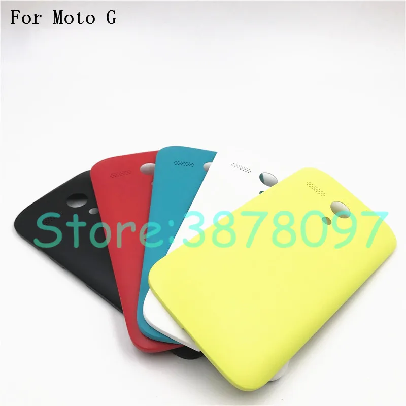 

New 4.5 inches Battery Back Cover For Motorola Moto G XT1032 XT1033 xt1036 Back Cover Battery door back housing With Logo
