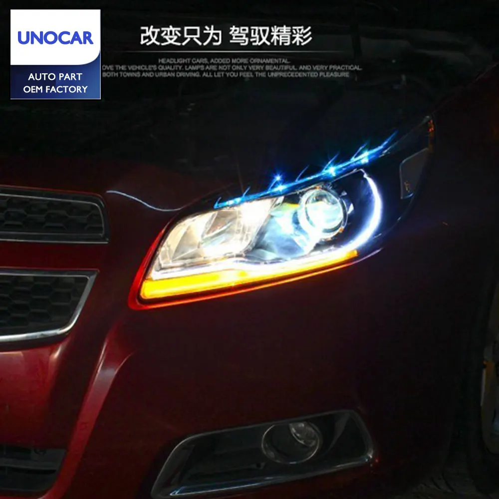 Styling for Chevrolet Malibu Headlights 2012 2015 Malibu LED Headlight DRL Bi Xenon Lens High