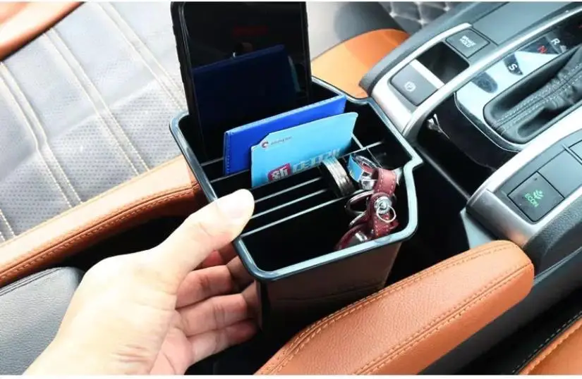 Многофункциональный автомобильный ящик для хранения abs Автомобильный Центр подлокотник сотовый телефон коробка для хранения карт для Honda civic(10th