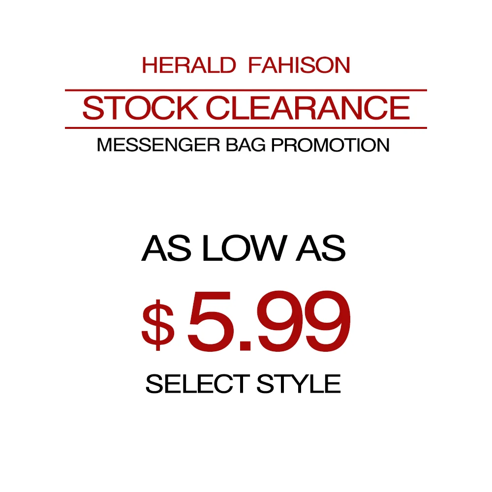 Herald Fashion акция женская сумка через плечо Супер мессенджер до 5 99 долларов США|women