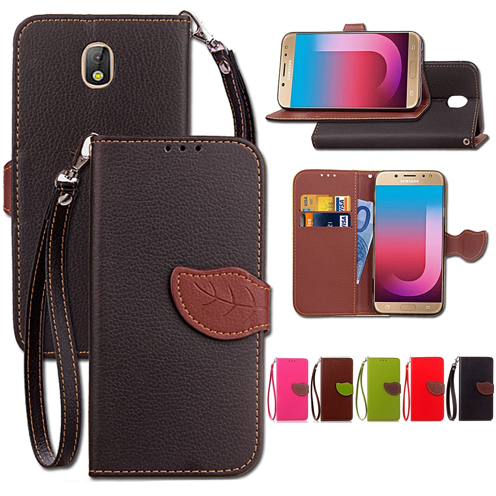 

Leather Wallet Phone Case For Samsung Galaxy J330 J3 2017 Luxury Leather Stand Card Holder Bag Cases Cover For Samsung J330