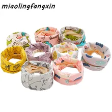 Хлопковый детский шарф, детские нагрудники для мальчиков и девочек, одежда для малышей, милые детские воротники, Круглый шейный платок, детский шарф с плюшевой подкладкой