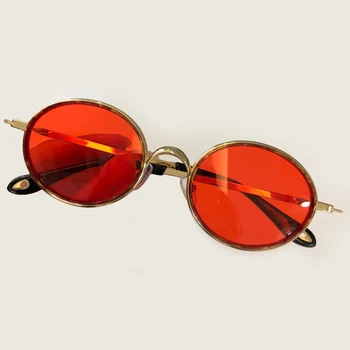 

Oval Women Sunglasses Brand Designer High Quality Oculos De Sol Feminino Alloy Frame UV400 Protection Shades with Box