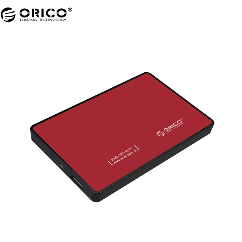 ORICO 2588US3-RD 2.5 Без Инструментов Внешний Корпус SATA для USB 3.0 9.5 мм и 7 HDD SSD-Красный