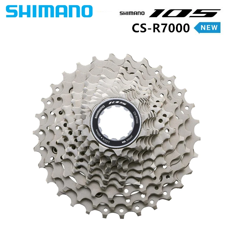 

2018 NEW SHIMANO 105 CS R7000 11 SPD Speed HG Cassette 11-28T 11-30T 11-32T 11-34T Road Bike Cycling freewheel 5800