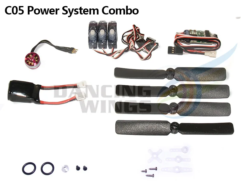 AEORC Micro Power System Combos C05 (включая пропеллер двигатель (кв 3700) ESC сервопривод