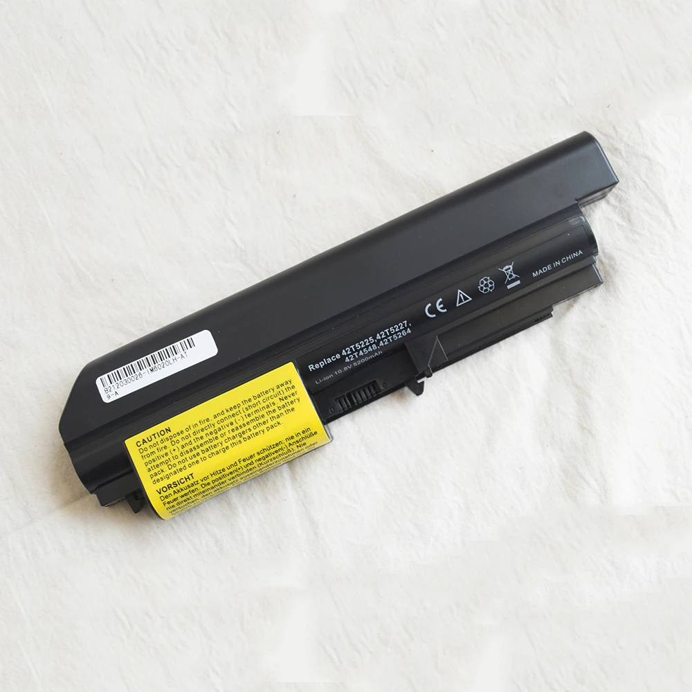 

6Cells New Laptop Battery For IBM/lenovo ThinkPad 2765 7443 7738 7661 6378 ASM 41U3198 42T4533 42T4530 42T4645 42T5262