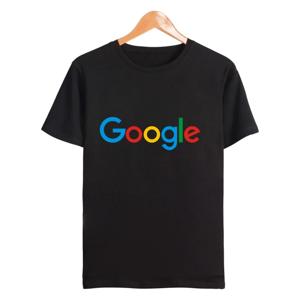 Google Повседневное футболка Костюмы Футболка с принтом О-образным вырезом