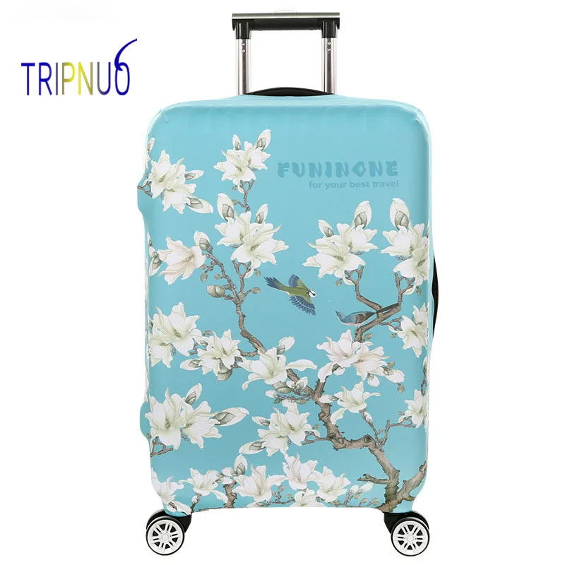 Эластичный чехол TRIPNUO для багажа чемодана на колесиках с цветами подходит женщин