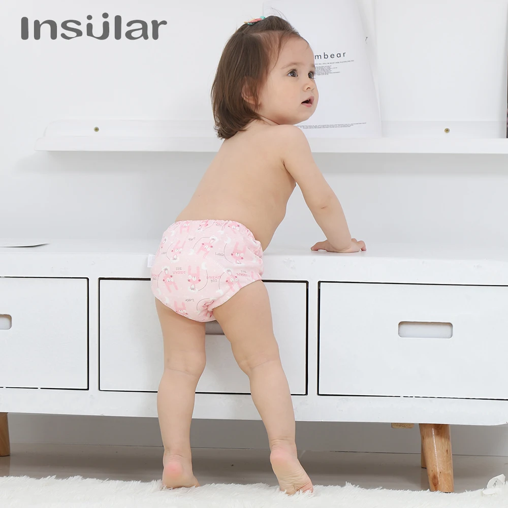 MABOJ Baby Girl Cloth Diaper Reusable Washable Pocket Nappy for Cute Babies 1PCS