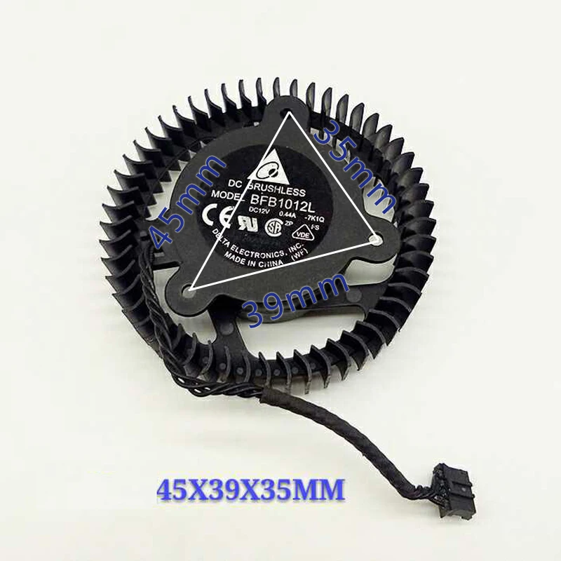

BFB1012L DC 12V 0.48A NVIDIA8800GTX graphics card fan 4-Lines turbo cooling fan