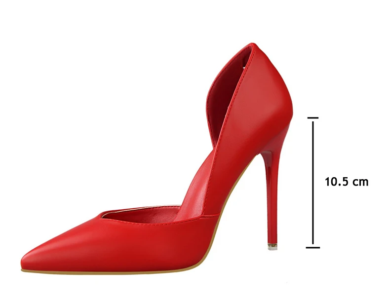 Women's Pumps Women High Heels Shoes' Slip-On Women High Heels Shoes Size 40 Pointed Toe 2018 Hot Women Pumps Shoes Party Office (11)