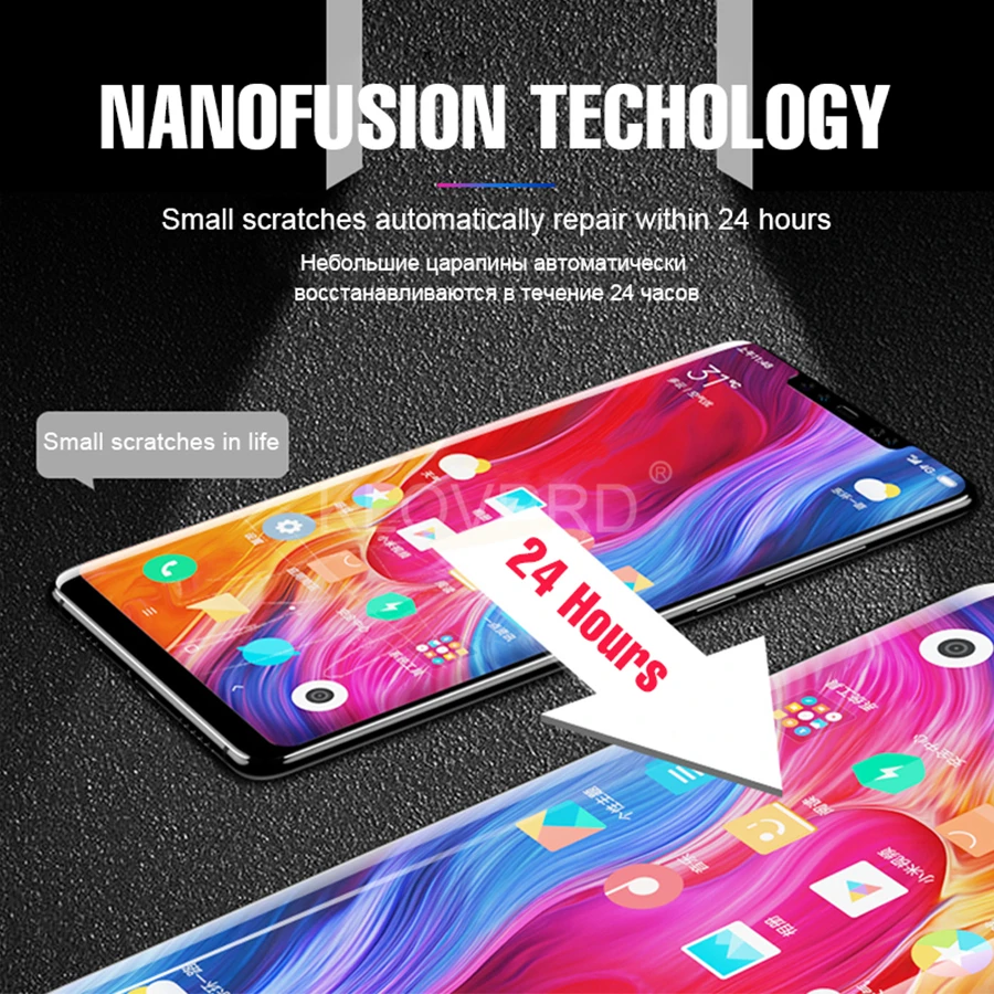 Мягкая защитная пленка на весь экран для Xiaomi Redmi K20 note 7S 7 6 5 pro Global 6A Plus Y2 s2
