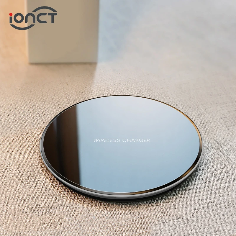 

iONCT 5W QI Wireless Charger For iPhone 8 Plus X XR XS 11 Pro Max Charging Dock For Samsung S8 S9 Note 10 9 Charge Pad For Phone
