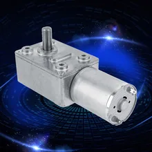 New Reversible High Torque Worm Geared Motor DC 12V Reduction Motor 5RPM 13mm 12v 13rpm high torque dc geared motor
