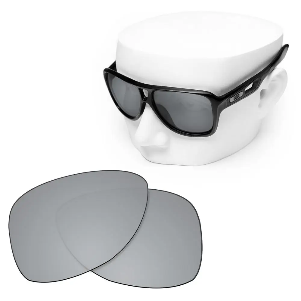 OOWLIT поляризованных Сменные линзы в серебристой оправе для Oakley 2 OO9150 солнцезащитные очки