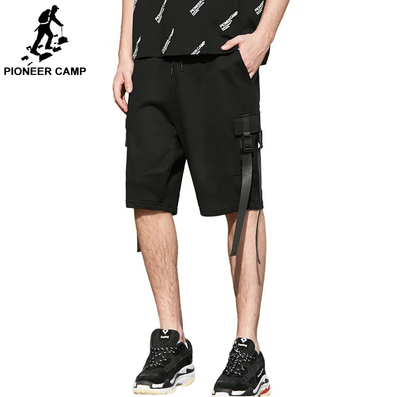 Пионерский лагерь, модные мужские шорты в стиле хип-хоп, летние черные шорты для фитнеса, Брендовые повседневные шорты ADK901133