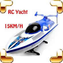 Summer Gift 4CH RC High Speedboat Remote Control Motor Yacht Water Match Ship Long Distance Outdoor Drive Boys Favour Speed Toy