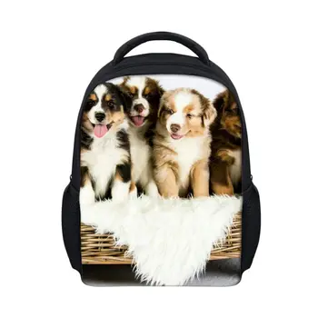 

Australian Shepherd Dog Lover Schoolbag Backpack Teenager Bag Students Girls Boys Travel Backpack School Bags Mochila Sac Case