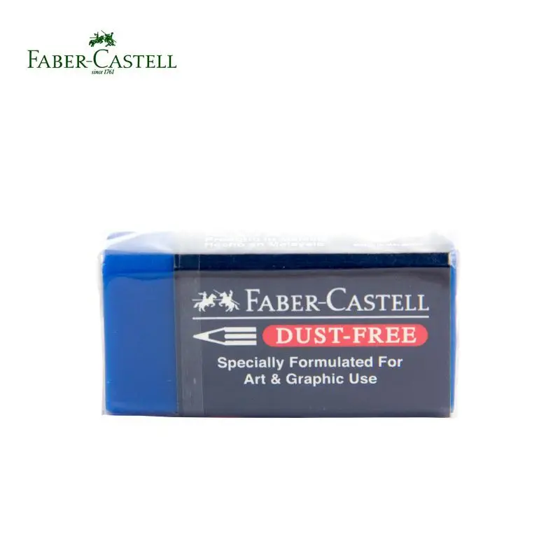 Faber Castell 4 шт./лот, защита от пыли синий ластик специально разработан для искусства и графический Применение принадлежности для рисования