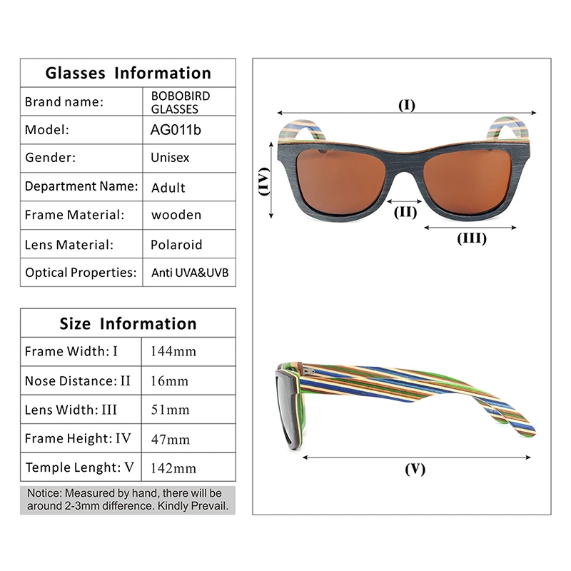 Colorful Wooden Sunglasses (9)