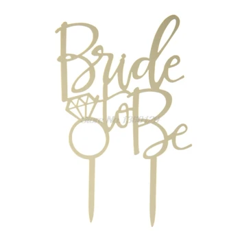 

Sweet Bride To be Cake Topper Cupcake Wedding Engagement Bridal Party Decoration Oct12 Wholesale&DropShip