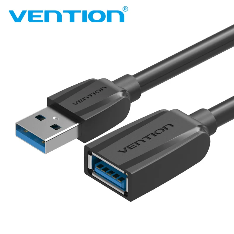 Vention USB 3,0 кабель-удлинитель со штыревыми соединителями USB 2,0 кабель-удлинитель для передачи данных 0,5 м 1 м 1,5 м 2 м для компьютера ПК