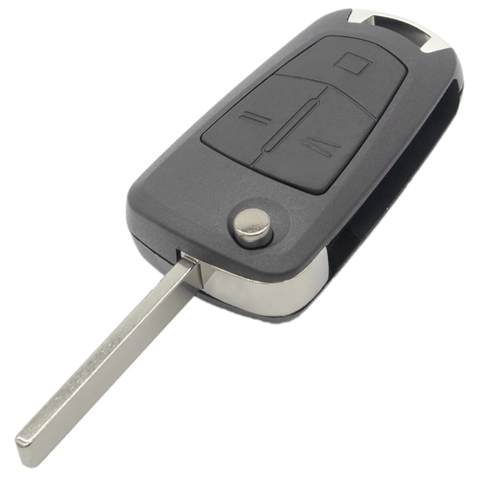 WhatsKey, 2 кнопки дистанционного управления, Складной флип-ключ для автомобиля, чехол для Opel Zafira Corsa D Mokka Insignia Astra G Vectra B