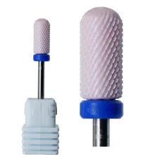 XF Электрический Маникюрный станок верхняя половина сферической поверхности шлифовальные аксессуары керамический сверло для ногтей 3/3" наконечники для обработки ногтей