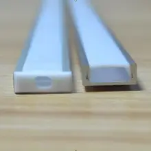 2,5 м/шт. 40 шт./партия-профиль слота для алюминиевой светодиодной ленты с водонепроницаемой крышкой и торцевыми колпачками