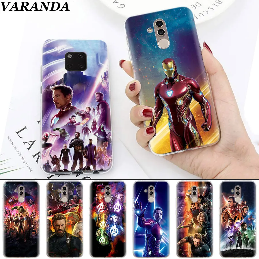 

avengers infinity war Soft Cases for Huawei Mate 10 20 Pro Mate 20 Lite P20 P30 Lite P Smart Plus Case Coque