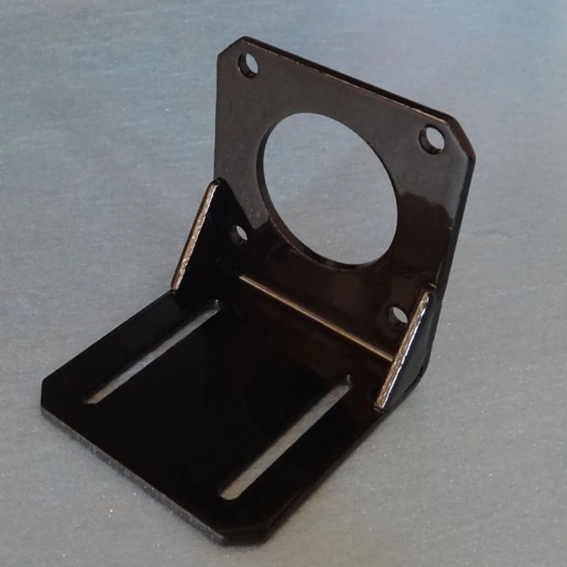

Alloy Steel Mounting bracket for 42mm NEMA 17 stepper motor with Screws Black