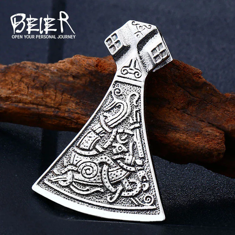 Мужское винтажное ожерелье от BEIER украшение в стиле ретро|women jewelry|pendant necklaceviking axe