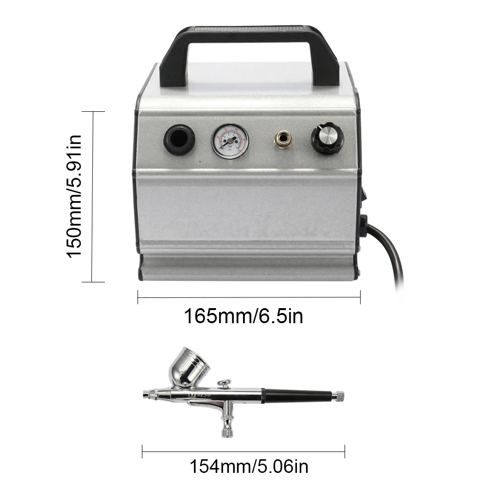 Переносной спрей дозатор воздуха компрессорная установка для искусства Татуировка-картина ремесло торт Спрей модель красивый аэрограф наборы