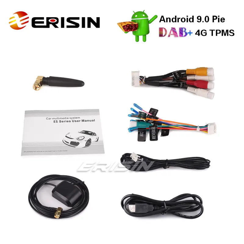 Erisin ES7925V 8 &quotAndroid 9 0 автомобильное Стерео GPS CD OPS SD для Golf Tiguan Eos сиденье Polo
