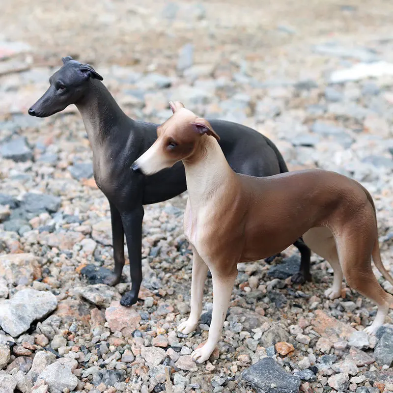 

GREE Dog Greyhound Dog Pet Dog Simulation Solid Animal Dog Model Children's Toy 19.5*4*14CM
