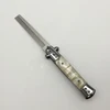 Pro Automatic Foldable Knife Comb Hair Trimmer butterfly Mens Pocket Comb stainless steel spring jump Brush Salon Beauty Tool 4
