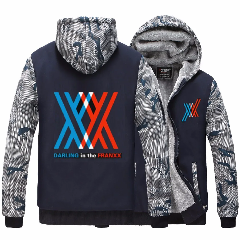 DARLING в FRANXX DitF ноль два карнавальный костюм японского Аниме Толстая зимняя флисовая куртка унисекс толстовки пальто куртка